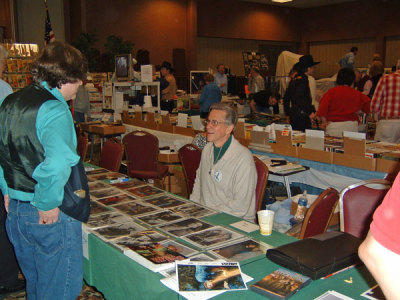 Andrew Prine at autograph table