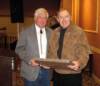 Bill Sasser presenting the Lifetime Achievent Award to David Rothel
